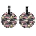 thumbnail image 1 of 2Pcs Leather Round Jellyfish Cruise Luggage Tag with Privacy Cover and Name ID Tag - Suitable for Travel Handbags Backpacks School Bags Luggage Tags, 1 of 7