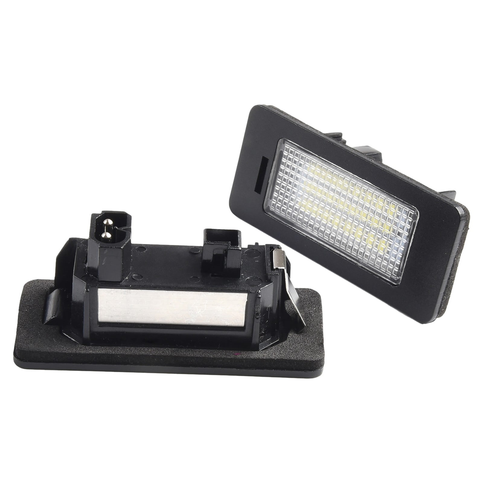 POPMOTORZ Eclairage De Plaque D'immatriculation à LED Pour E81/ E87/E87N/E89/E63/E64/E87LCI/E63LCI/E46LCI/F20/F12/F13, Plaque D' Immatriculation Avec CAN-Bus, éclairage De, 2 Pièces