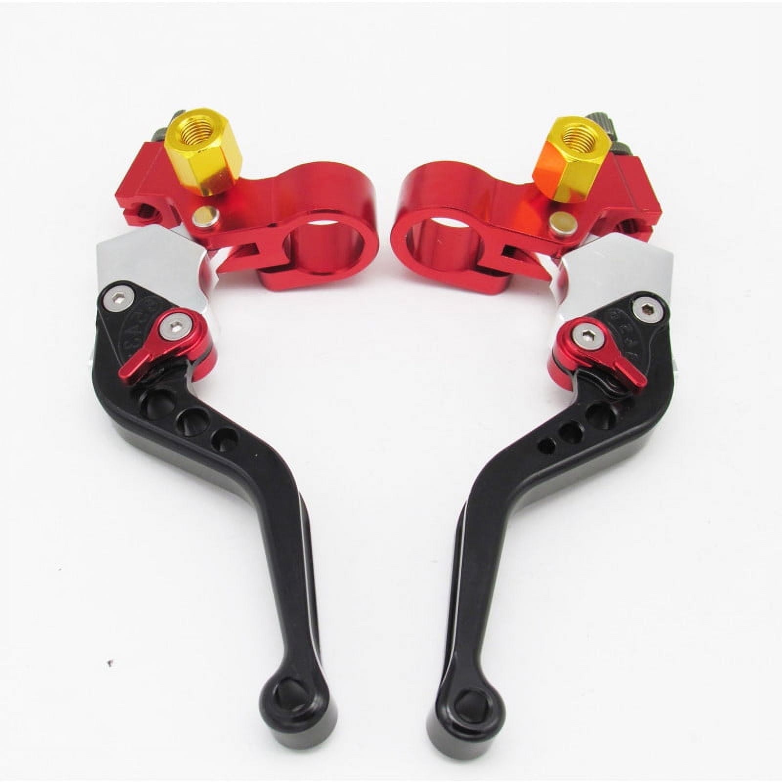2Pcs Left+Right CNC Motorcycle Brake Clutch Levers Aluminum Alloy 22MM Universal
