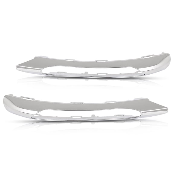 2Pcs Left & Right Front Bumper Trim Fit For Mercedes Benz C250 C300 2012-2014