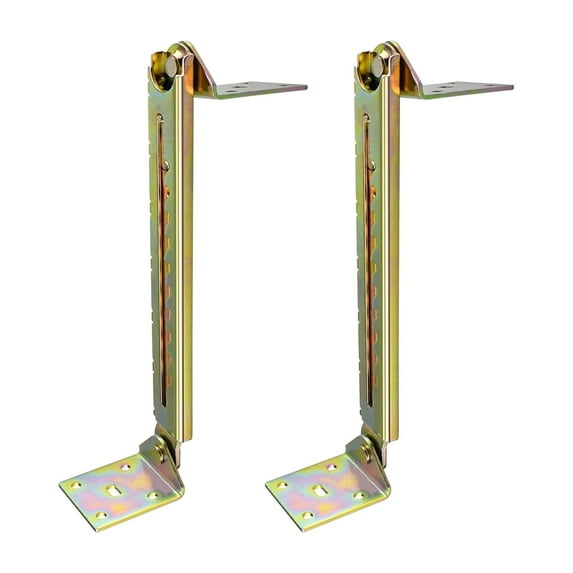2Pcs Lifting Rod Hinge, Lift Support High Hardness Adjustable Angle Hinge Positioning Angle for Lecture Tables Cupboard Door Drafting Tables Color zinc