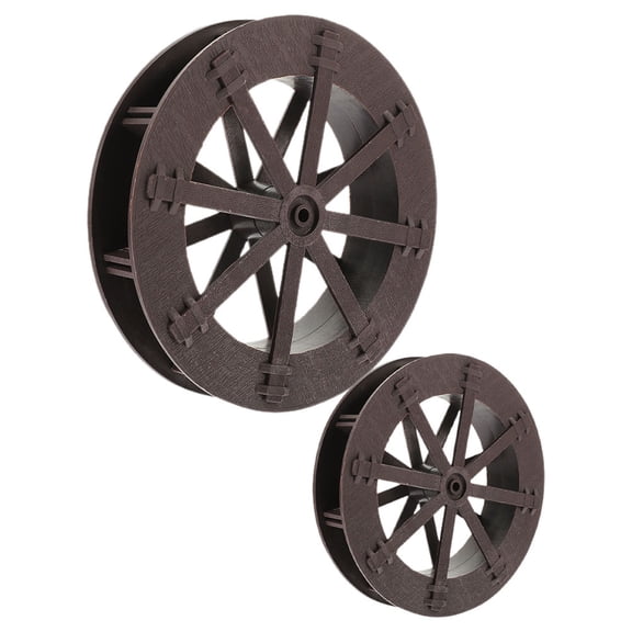 Alasum 2Pcs Shui Waterwheel Fountain Plastic Desktop Waterfall Model for Home Office Aquarium Decoration