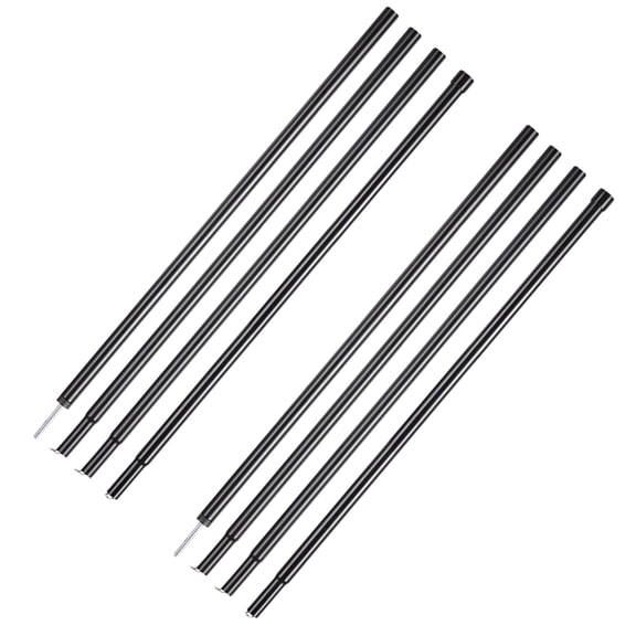 Alasum Tent Pole Replacement Tent Pole Galvanized Iron Easy to Store and Carry 2Pcs