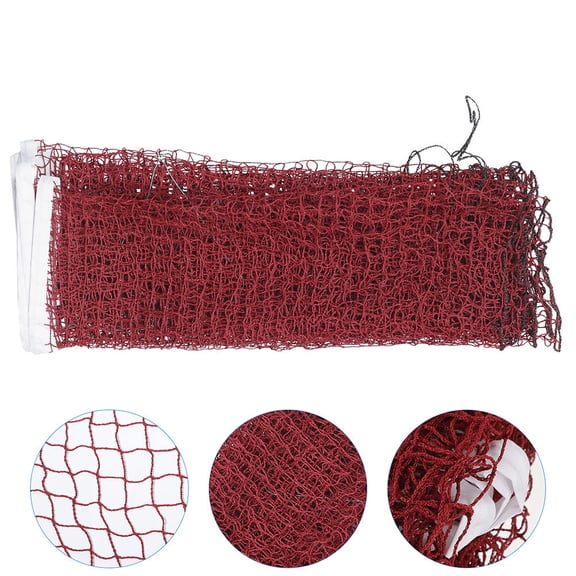 2Pcs Lightweight Red Volleyball Net for Backyard Portable Foldable Sports Net