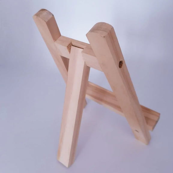 2Pcs Lightweight Wooden Easel Tripod Painting Rack for Outdoor Advertising Display