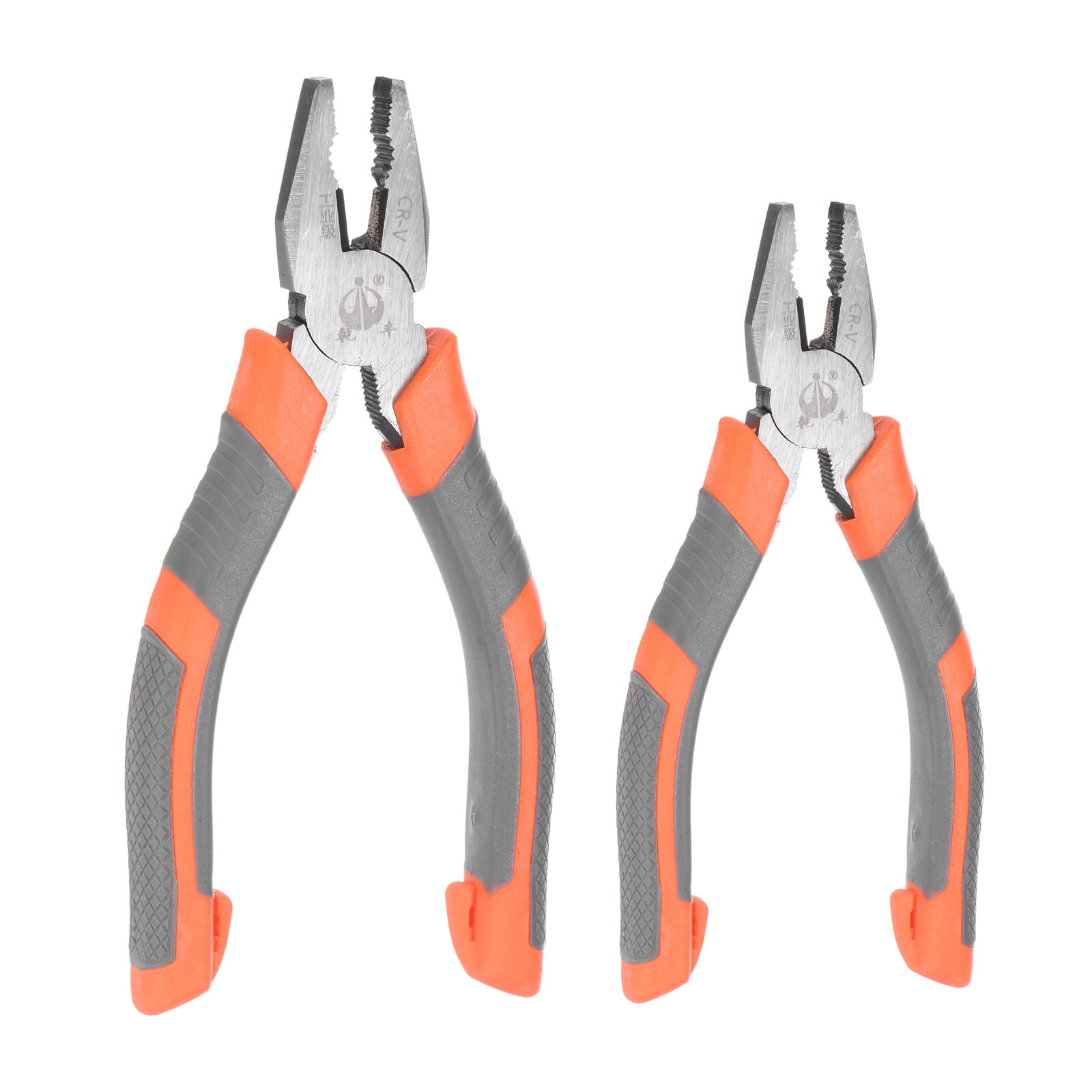 2Pcs Linesman Pliers Set 8"/6" Multipurpose Combination Pliers with Wire Crimper Cutter