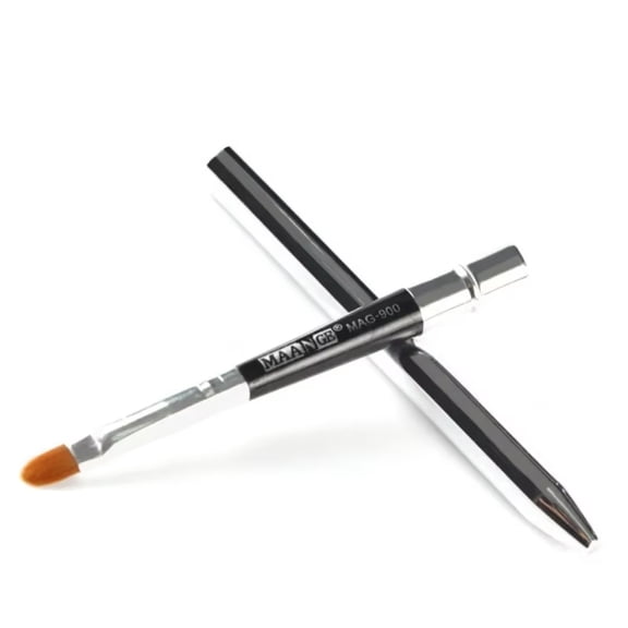 2Pcs Lip Brush Soft Bristles Lipstick Makeup Brushes Applicator Beauty Metal Tools