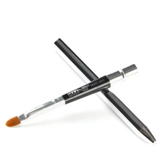 2Pcs Lip Brush Soft Bristles Lipstick Makeup Brushes Applicator Beauty Metal Tools