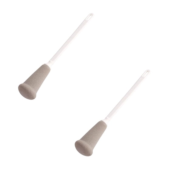 2Pcs Long Handle Sponge Bottle Brush, Foam Sponge On A Stick For Cleaning Cups, Glassware, Water Bottles, Tumblers, Mugs, Carafe, Dishes, Baby Bottles, Decanter 12.01" Cleaning Brush 2026