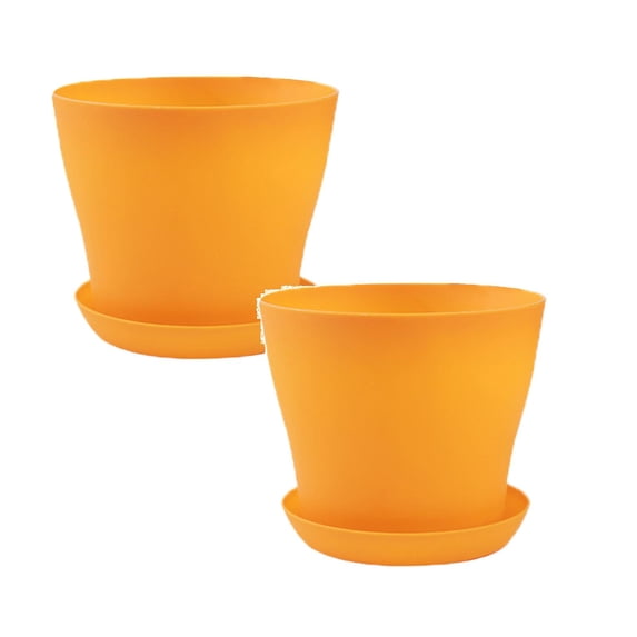 2Pcs Long Open Flowerpot Resin Flowerpot Balcony Large Rose Pot Pot Succulent Flowerpot Flower Pots