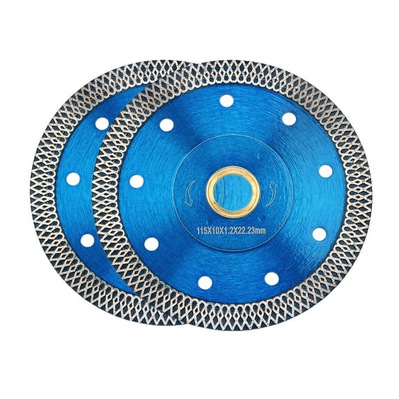 2Pcs/Lot 4.5"Super Thin Diamond Porcelain Saw Blade Ceramic Cutting Disc for Cutting Ceramic or Porcelain Tiles