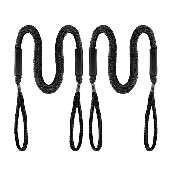 2Pcs/Lot 4ft To 5.5ft Bungee Dock Lines Rope Bungee Shock Cords Boat Accessories For PWC Jet Ski Pontoon Canoe Power Boat ,Easy to Use