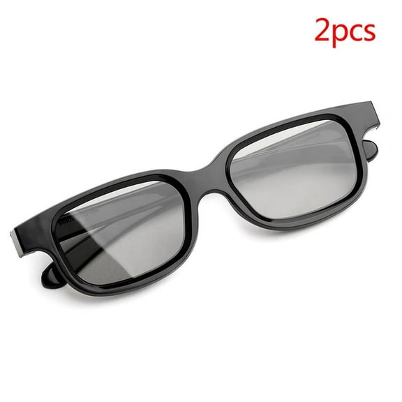 2Pcs/Lot VQ163R Polarized Passive 3D Glasses for 3D TV Real 3D Cinemas