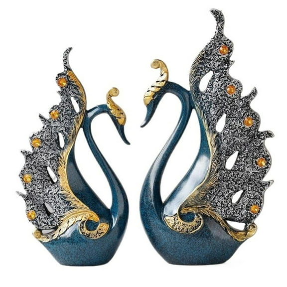 2Pcs Love Statue Figurine Chic Indoor Elegant Knick Knack Love Gift Couple Statue Shaped Decorative