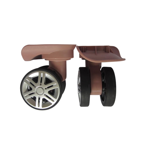 2Pcs Luggage Wheels Suitcase Casters Replacement Swivels Wheel Reusable Mute Rose Golden
