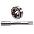 thumbnail image 1 of 2Pcs M14x1.5 Tap Die Set High Speed Steel Tap Die Sleeve Used for Machine Tool Internal and External Thread Tapping, 1 of 8