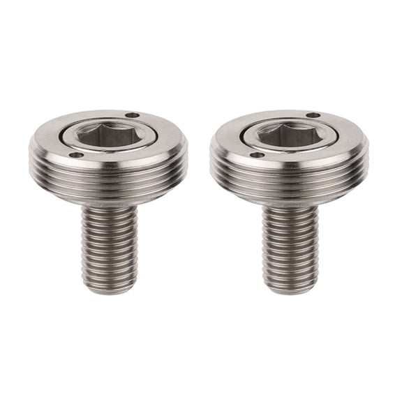 2Pcs M8x15mm Thread Inner Hexagon Threaded Screws Bike Bottom Rack Axles Bolts Bike 8mm Crank Screws Fixing Screws