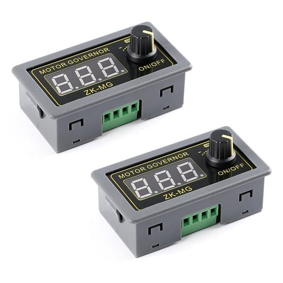 2Pcs -MG PWM Motor Driver DC 5V 12V 24V Motor Speed Controller Adjustable Speed Regulator Digital Encoder Duty