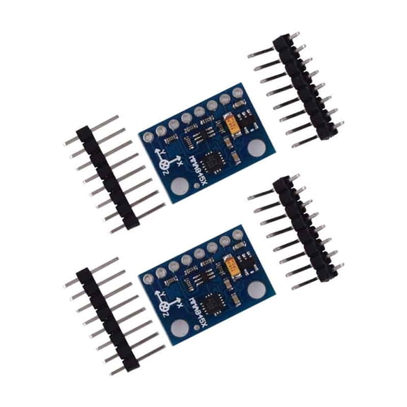 2Pcs MMA8452 Module Digital Triaxial Accelerometer High-Precision Inclination Module 3-Axis-MMA8452