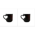 thumbnail image 1 of 2Pcs Magic Mug Heart-Shaped Color Changing Ceramic Mug Coffee Cup with Handle Red Heart Design Magic Love Reveal Mug with Hot Beverage Romantic Gifts for Mother's Day Valentine's Day Birthday, 1 of 5