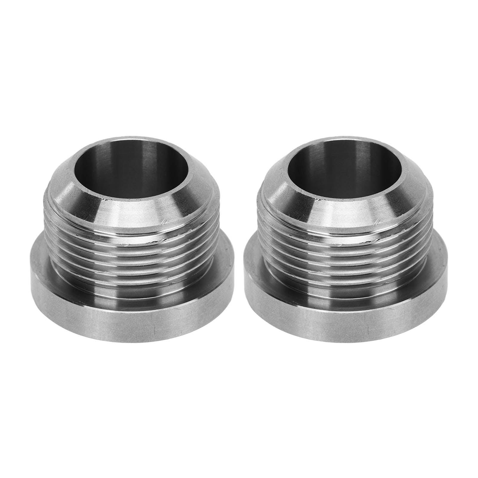 2Pcs Male Weld On Bung AN16 Stainless Steel Weldable Fitting for Fuel