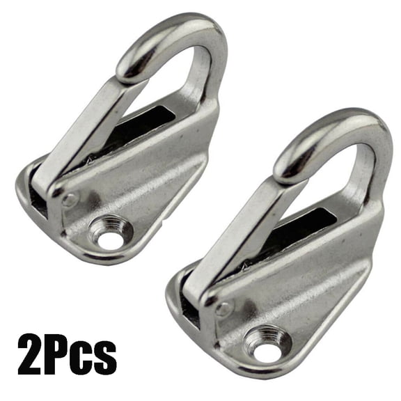 2Pcs Marine 316 Stainless Steel Spring Snap Fending Hook  Boat Hardware