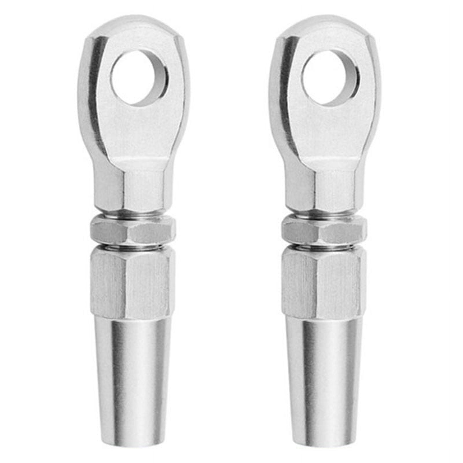 Wire Walleye Rig 2Pcs Marine Grade 316 Stainless Steel Swageless Eye Terminal, Wire Rope ...