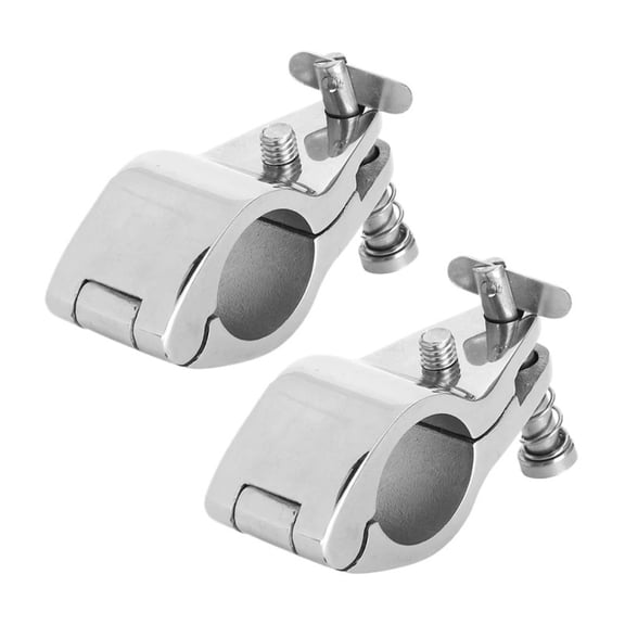 2Pcs Marine Jaw Slide 316 Stainless Steel Boat Hinged Upper Boats Yachts Fiberglass Yachts Hardware Accessories