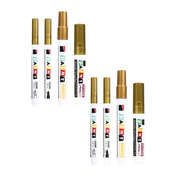 2Pcs Marker— Pen Suitable For Materials Such As Stone Metal Glass Ceramics Tires And More.10Ml Pen