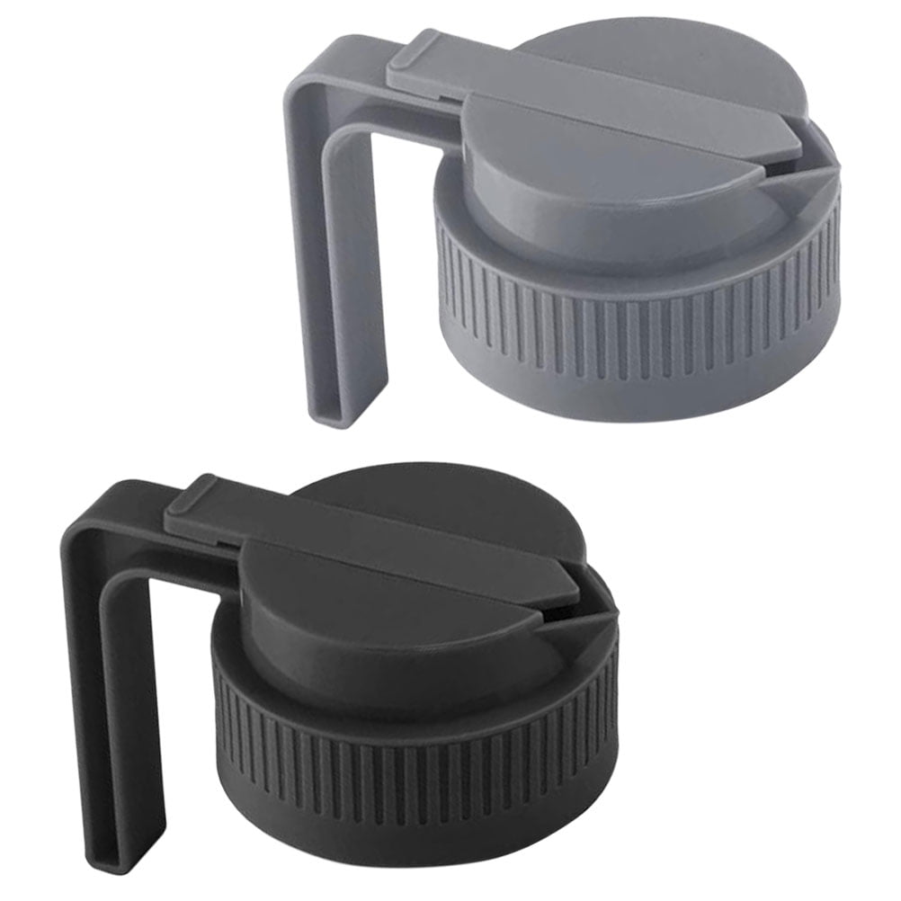 2-Pack Stainless Steel Pour Spout Lids For Wide Mouth Mason Jars (86mm) - Airtight, Leak-Proof For Drinks, Brewing, Storage
