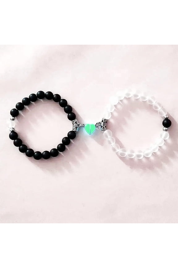 2Pcs Matching Bracelets Best Friends Matching Spider Bracelet Halloween Christmas Birthday Jewelry Gifts for Women Teen Girls Bestie Gf Bf Lover