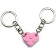 thumbnail image 1 of 2Pcs Matching Brick Heart Keychain for Couples, Best Friend Heart Keychains Valentine’s Day Birthday Key Chain, 1 of 4
