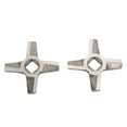 2Pcs Meat Grinder Blades Universal Stainless Steel Knife Cutter