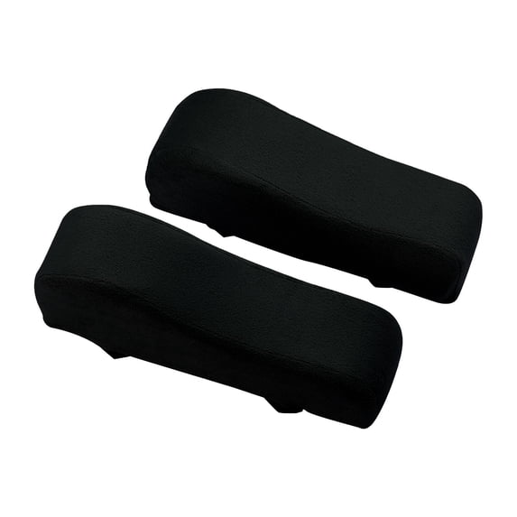 2Pcs Memory Foam Arm Pads,Removable Cover Chair Armrest Cushions,Arm Rest Pillow for Gaming Chair,Computer Chair,Office Chair Black