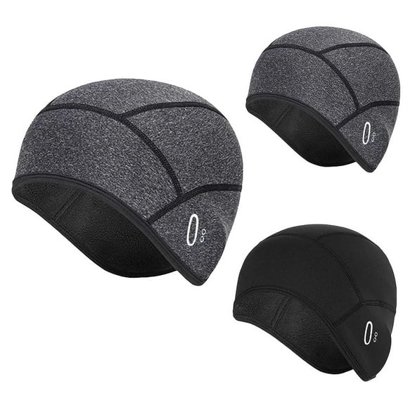 2Pcs Men's Fleece Lined Ski Hat Under $5! Kadlawus Thermal Ski Hat for Men, Outdoor Windproof Fleece-lined Hood, Cold Weather Head Cover, Sports Gear for Skiing, Riding, Winter Activities