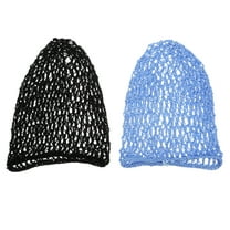 2Pcs Mesh Crochet Hair Nets Women Sleeping Hair Snood Hats Long Hairnets
