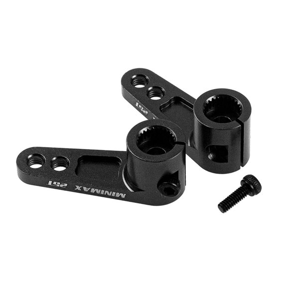2Pcs Metal 25T Servo Horn Servo Arm Compatible with Futaba Savox Servo for 1/8 1/10 RC Off-Road Drift Car,2