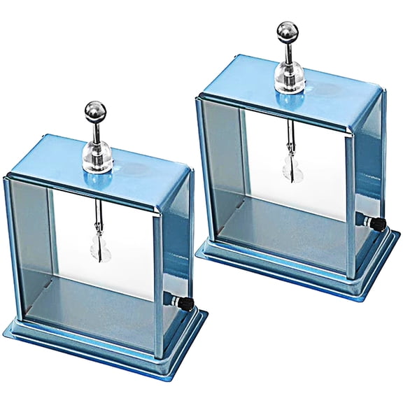2Pcs Metal And Glass Foil Electroscope Physics Lab Equipment For Static Charging Demonstrations In Schools