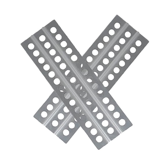 2Pcs Metal Anti-Skid Sand Ladder Board For 1/10 Rc Crawler Trx4 Scx10 Car Decoration 12X4X0.13Cm