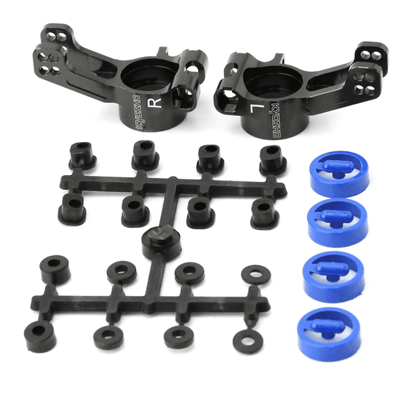 2Pcs Metal Rear C-Hub Carrier Caster Block IFW608B for MP10 1/8 RC Car Upgrade Parts Accessories