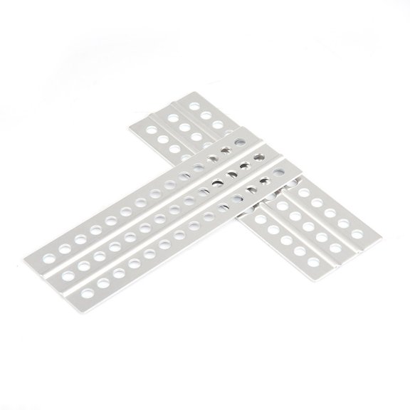 2Pcs Metal Sand Ladder Recovery Tracks Boards Accessory for 1/10 RC Crawler Off-Road Vehicle Decor, 4.7 in / 12 cm Length