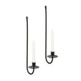 thumbnail image 1 of 2Pcs Metal Wall Candle Holders - 2Pcs Wall Candle Sconce Holder Wall Mount Candle Holders Modern Wall Candle Sconces Hanging - 2*Metal Wall Candle Holders, 1 of 7