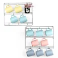 thumbnail image 1 of 2Pcs Metal Wall Mounted Mug Holder Coffee Cup Organizer Rack With 16 Mug Hooks, 1 of 6