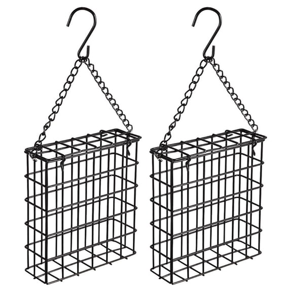 2Pcs Metal Wire Bird Feeder For Outdoor Use Perfect For Attracting Hummingbirds And Small Birds To Your Yard