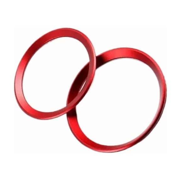 2Pcs Metallic Front Rear Logo Ring Covers Trims 82 Mm 74 Mm Emblem Logo Surrounding Ring For BMW F30 E90 3 4 Series