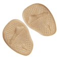 thumbnail image 1 of 2Pcs Metatarsal Pads, Reduce Breathable Absorb Sweat Forefoot Pads Men Light Yellow, 1 of 6