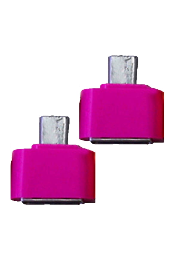 2Pcs Micro USB Male to USB 2.0 Adapter OTG Converter for Android Tablet Phone