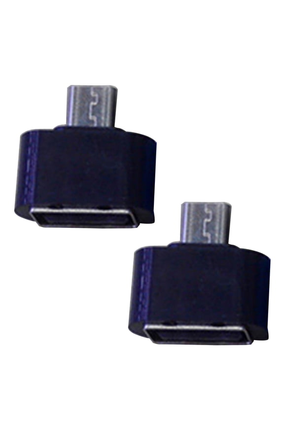 2Pcs Micro USB Male to USB 2.0 Adapter OTG Converter for Android Tablet Phone