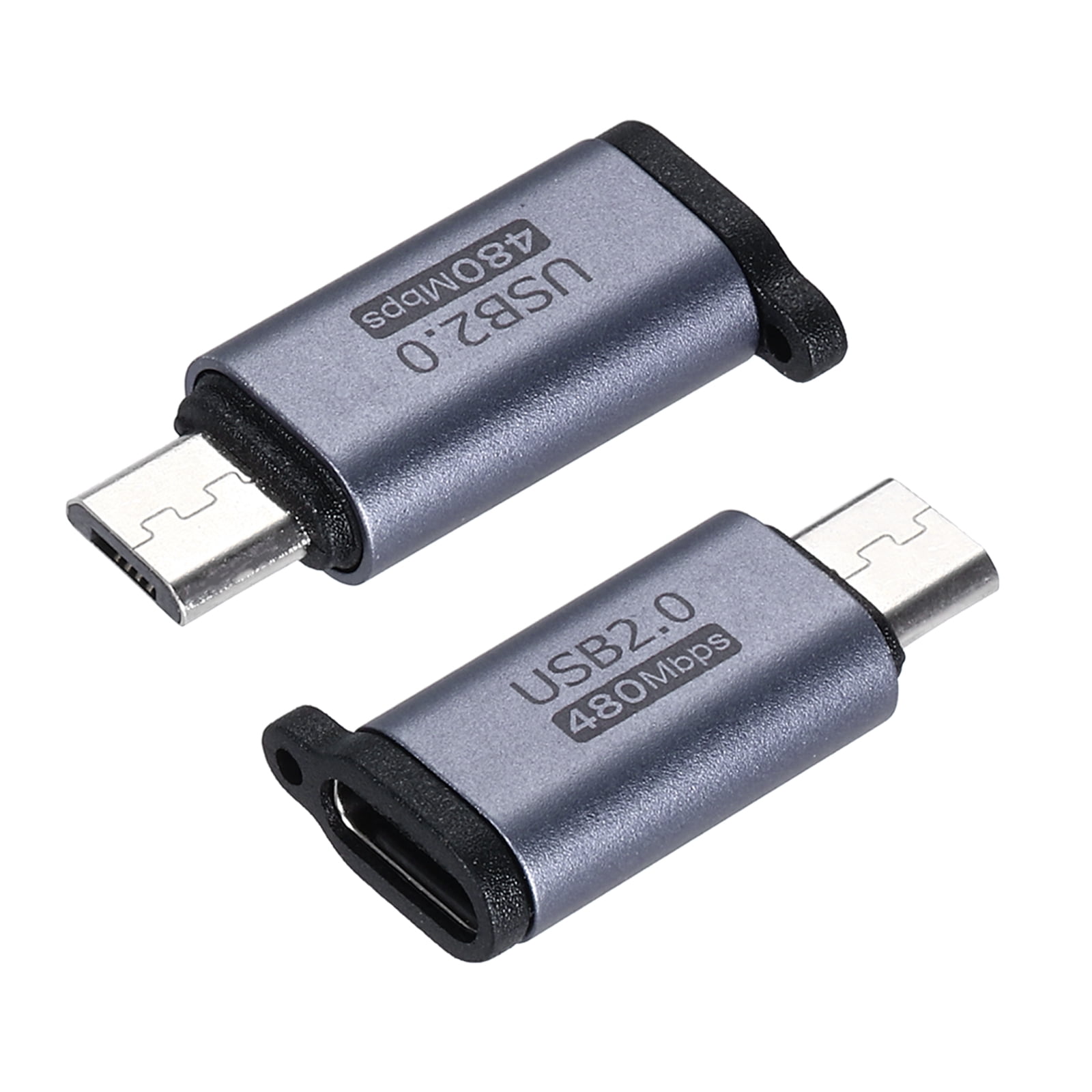 2Pcs Micro USB to USB C Adapter, Type C to Micro USB Adapter USB C to ...