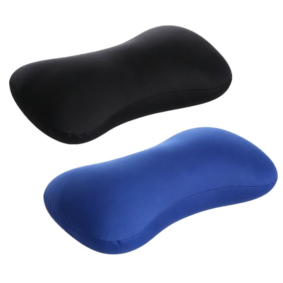 2Pcs Microbead Bone Shaped Neck Pillow, Soft Cervical Support Travel Cushion